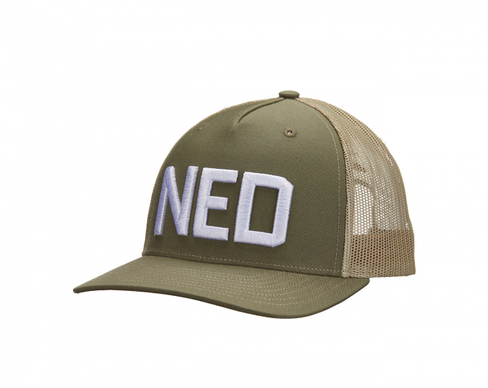 Z-Man Trucker Hat NED Olive - Tan i gruppen Kläder / Kepsar hos Örebro Fiske & Outdoor AB (Z-Man Trucker NED Olive)